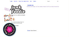Desktop Screenshot of junkfoodiebook.com